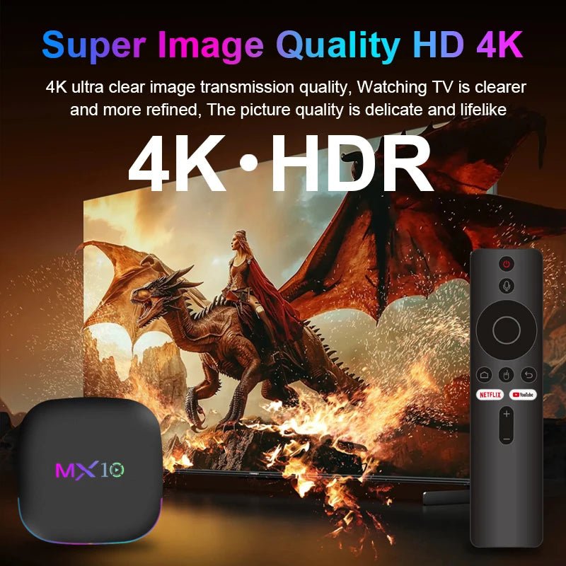 Android16 Smart Home Theater TV Box AllwinnerH313 Google Assistant Netflix Streaming BluetoothMedia Player 8G128G 2.4G5G Wifi Z4 - SmartBox Pro