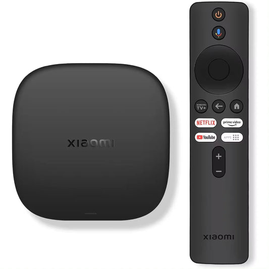 NEW Xiaomi TV Box S 3rd Gen 4K Ultra HD Bluetooth 5.2 Wifi 6 32GB ROM Google TV Google Assistant Smart Media Player EU Version - SmartBox Pro